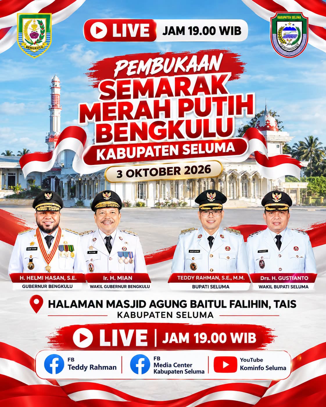 SEMARAK MERAH PUTIH BENGKULU KABUPATEN SELUMA