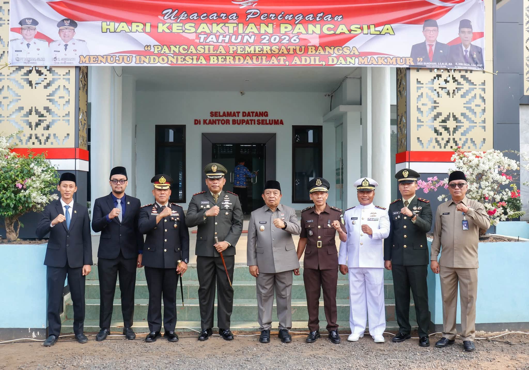 PEMKAB SELUMA GELAR UPACARA HARI KESAKTIAN PANCASILA, TEGUHKAN PERSATUAN