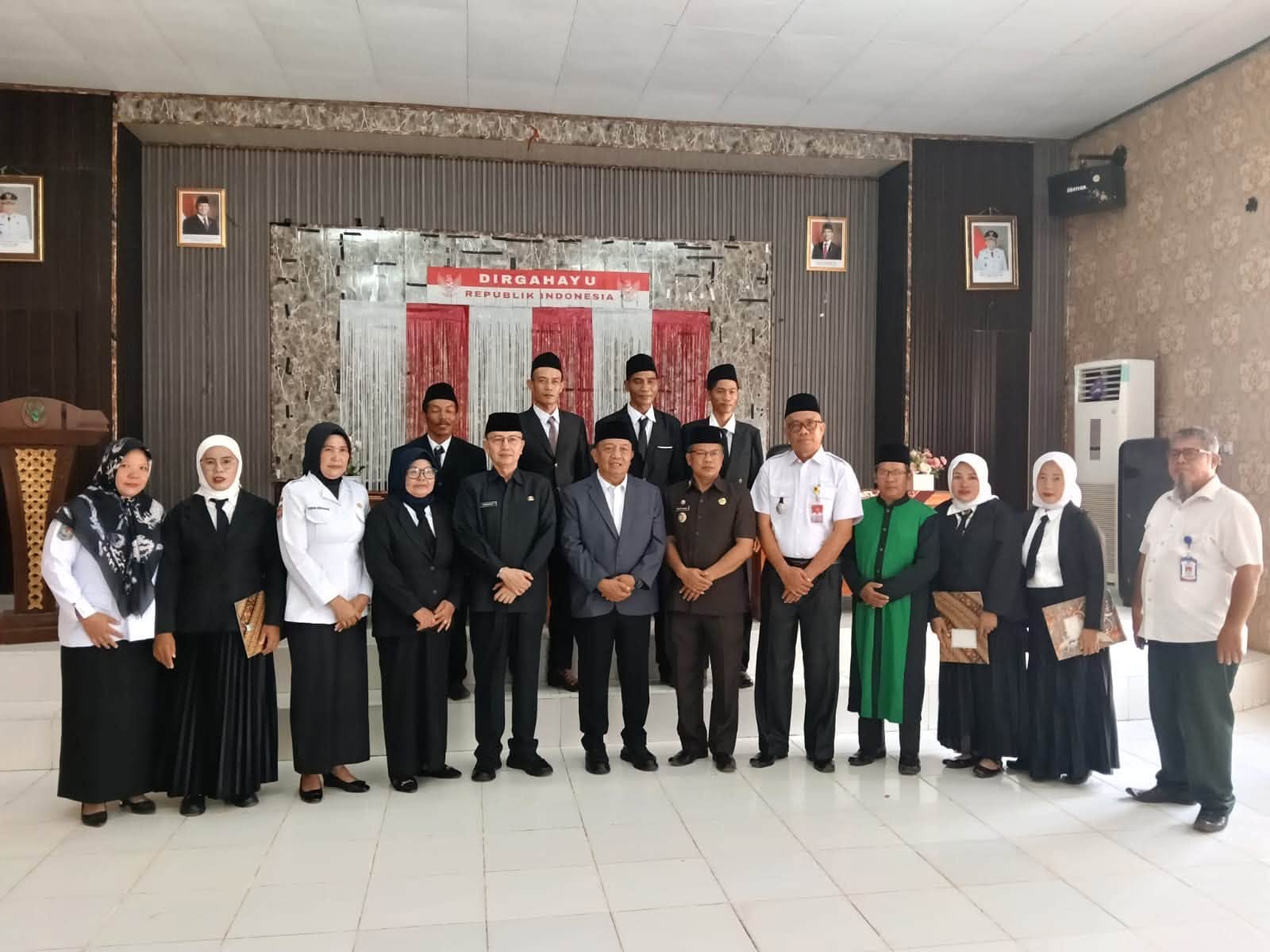WABUP GUSTIANTO LANTIK PJ KADES DAN ANGGOTA BPD SERTA PAW BPD