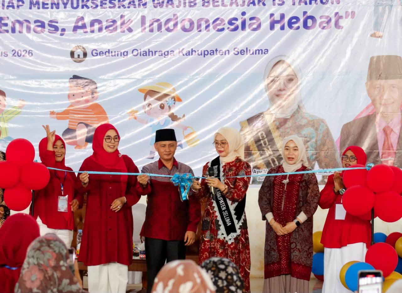 SEMARAK HARI ANAK NASIONAL, FESTALOKA TINGKAT PAUD DIGELAR DI KABUPATEN SELUMA