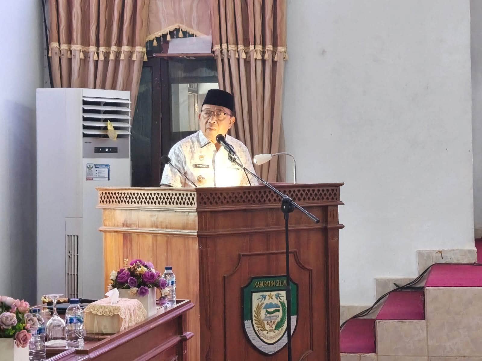 WABUP GUSTIANTO MENYAMPAIKAN JAWABAN TERHADAP PANDANGAN UMUM FRAKSI TENTANG RAPBD TAHUN 2027