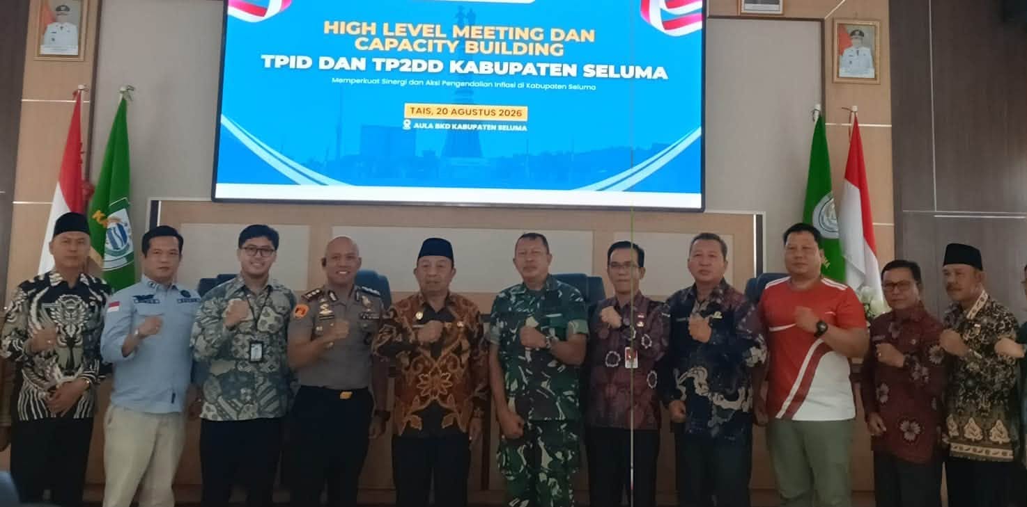 WABUP SELUMA BUKA HIGH LEVEL MEETING CAPACITY BUILDING TPID KABUPATEN SELUMA TAHUN 2026