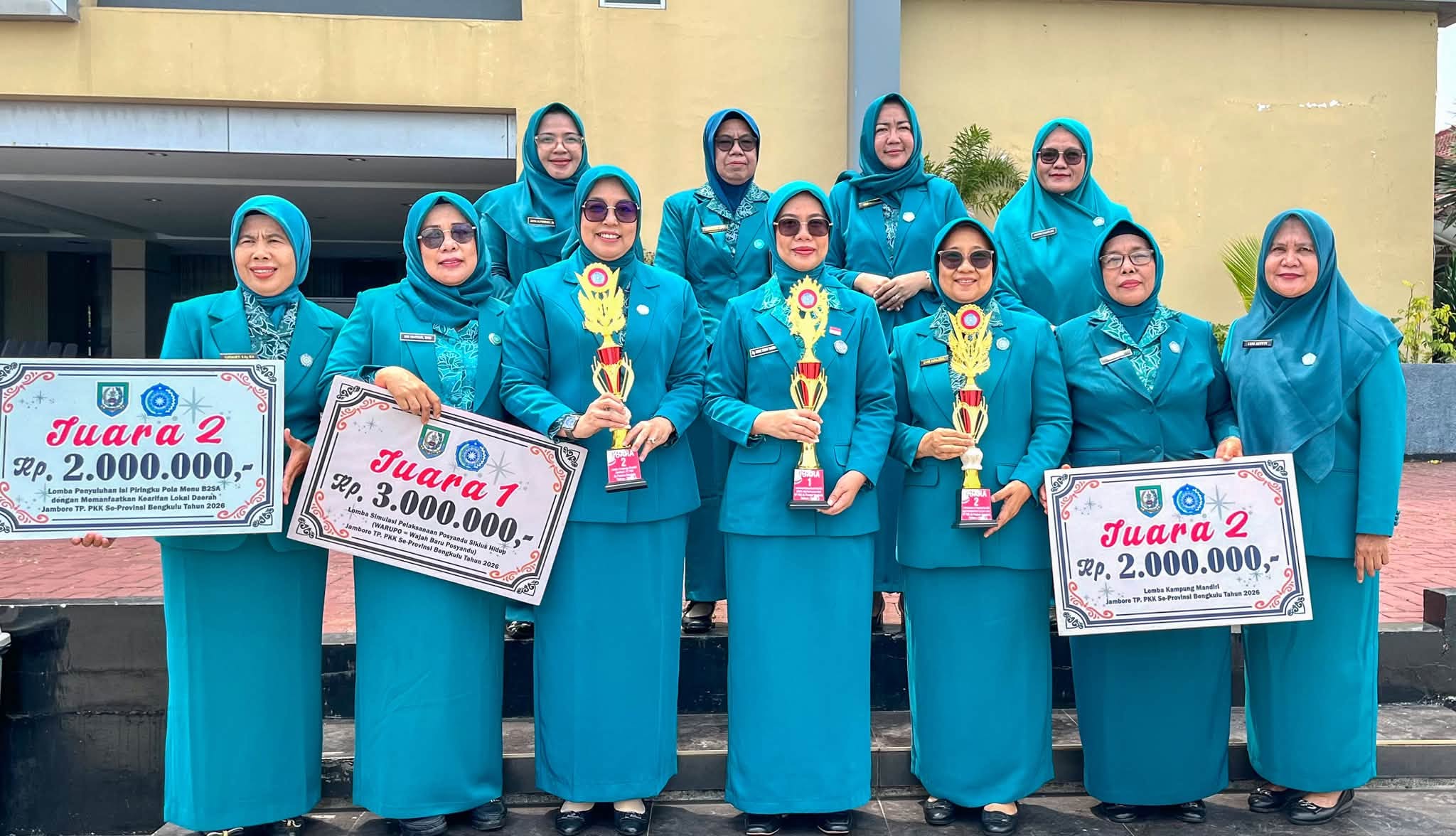 TP PKK SELUMA RAIH TIGA  JUARA JAMBORE KADER PKK TINGKAT PROVINSI BENGKULU 2026