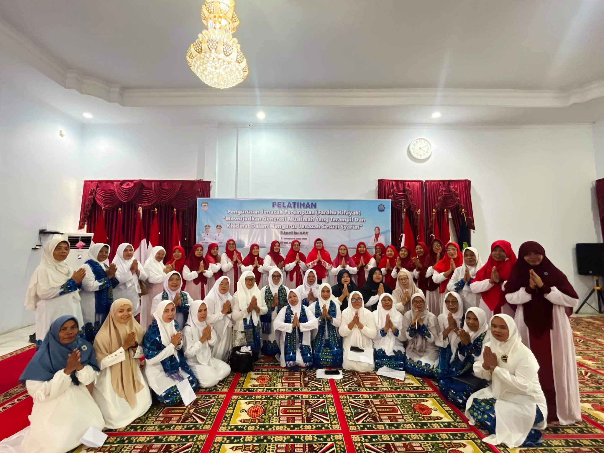 MTMP KABUPATEN SELUMA GELAR PELATIHAN PENGURUSAN JENAZAH PEREMPUAN (FARDU KIFAYAH)