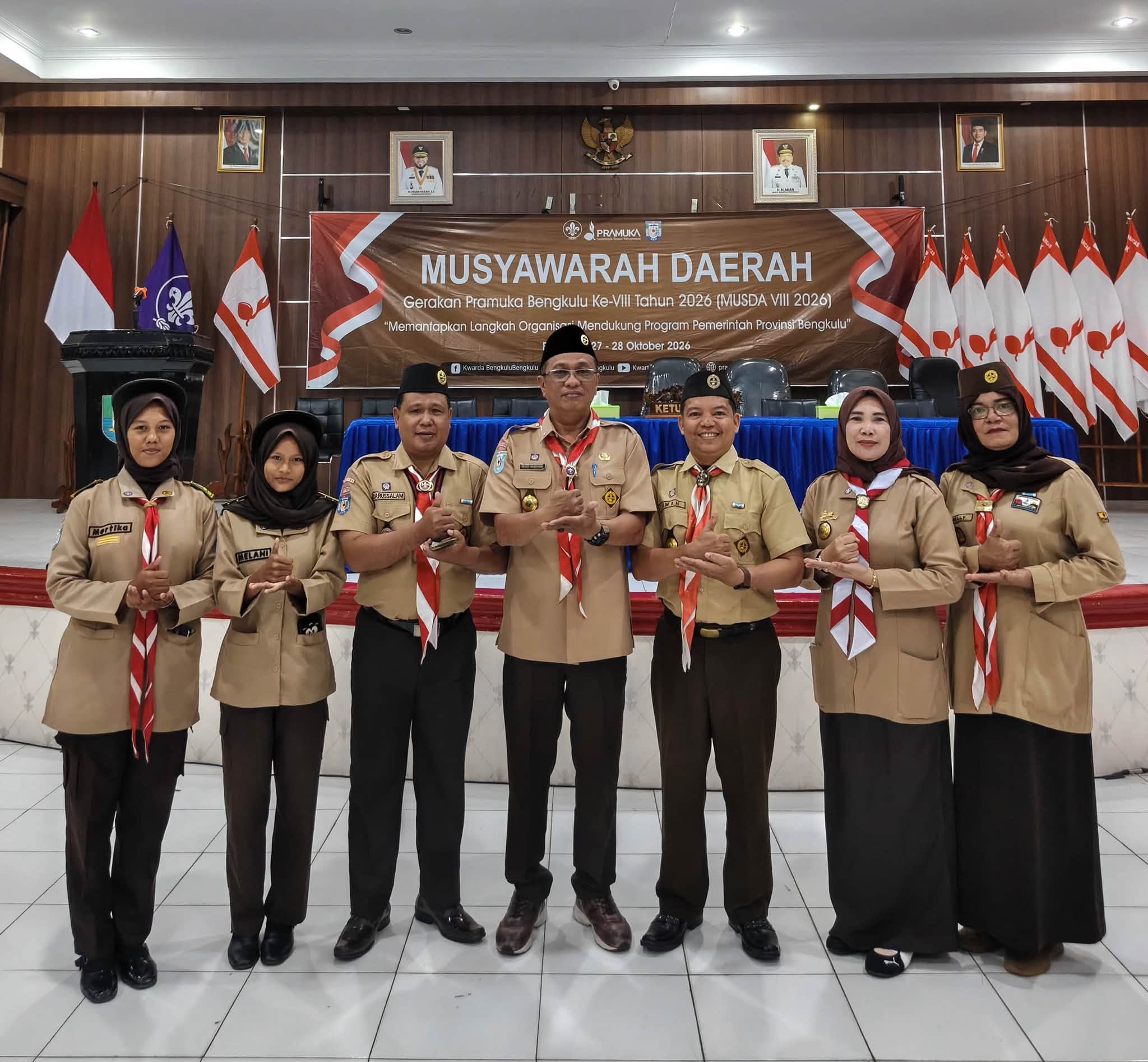 SEKDA SELUMA IKUTI MUSDA GERAKAN PRAMUKA BENGKULU KE-VIII TAHUN 2026